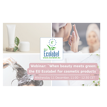 Webinar sobre o Rótulo Ecológico da UE para produtos cosméticos
