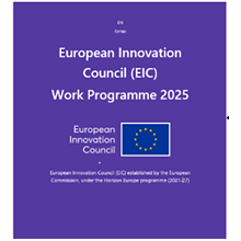 Horizonte Europa Programa de Trabalho EIC 2025 reforça a inovação das PME e start-ups com novos apoi