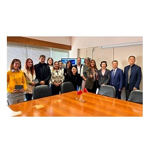 Reunião de cortesia com a Vice-Diretora do Centro de Intercâmbio Económico e Técnico Internacional d