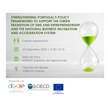 DGAE, OCDE e Comissão Europeia apresentam resultados de projeto para a transição verde das PME e ref