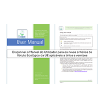 Manual do Utilizador para os novos critérios do Rótulo Ecológico da UE aplicáveis a tintas e vernize