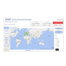 Novas funcionalidades do dashboard interativo sobre o comércio internacional de mercadorias de Portu