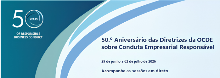 50 Aniversário das Diretrizes da OCDE 50 Aniversário das Diretrizes da OCDE
