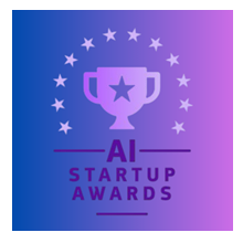 Logótipo do AI Startup Awards: taça com uma estrela ao centro, rodeada por um círculo de estrelas